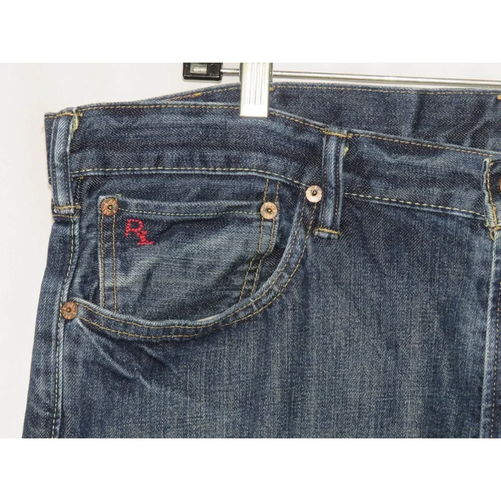 Polo Ralph Lauren 100% Cotton Medium‎ 867 Classic Fit Denim Jeans Men's 38 X 30